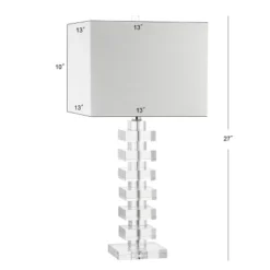 28" Crystal June Table Lamp (Includes LED Light Bulb) Clear - JONATHAN Y -Furniture store GUEST 72ccd08b 3871 4e8b 8574 6019c15c02d9