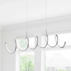 31" LED Dimmable Adjustable Metal Linear Pendant Chrome - Jonathan Y 5 31" LED Dimmable Adjustable Metal Linear Pendant Chrome - Jonathan Y -Furniture store GUEST 749ff1a9 3d9c 4449 b6e9 2cfc6cf28221
