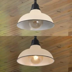 JONATHAN Y Jasper Farmhouse Industrial Indoor/Outdoor Iron LED Pendant -Furniture store GUEST 74ad0805 d3b2 4bca b398 b0342f495523