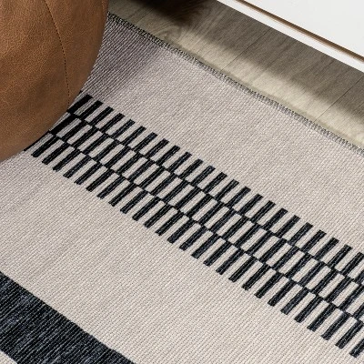 Vichy Geometric Striped Machine-Washable Indoor Area Rug - JONATHAN Y 6 Vichy Geometric Striped Machine-Washable Indoor Area Rug - JONATHAN Y - Image 6