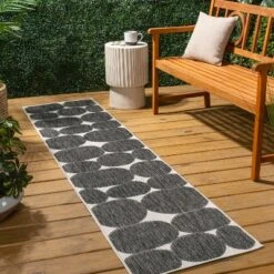 JONATHAN Y Rayna Modern Geometric Organic Shapes Indoor/Outdoor Area Rug -Furniture store GUEST 77119e57 e87b 4924 a20d 494fc7bb72d8