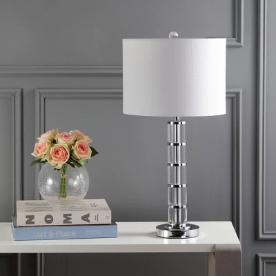 26" Crystal Hailey Table Lamp (Includes LED Light Bulb) Clear - JONATHAN Y 2 26" Crystal Hailey Table Lamp (Includes LED Light Bulb) Clear - JONATHAN Y - Image 2