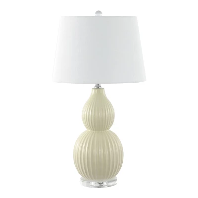 28.25" Ceramic Thatcher Table Lamp (Includes LED Light Bulb) - JONATHAN Y 6 28.25" Ceramic Thatcher Table Lamp (Includes LED Light Bulb) - JONATHAN Y - Image 6