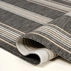 JONATHAN Y Argo Classic Nautical Mitre Stripe Reversible Machine-Washable Indoor/Outdoor Area Rug -Furniture store GUEST 7b06416c ed11 4f95 88da 0e355961c9d8