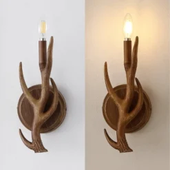 JONATHAN Y Cody (Set Of 2) 5.5" 1-Light Southwestern Bohemian Resin/Iron Faux Antler LED Sconces: Wall Mounted, UL Listed, 2700K Warm Light -Furniture store GUEST 7bd157a4 9602 48eb 8f30 03860c844553