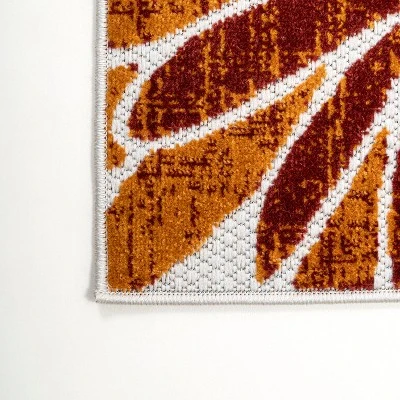 Crisantemo Floral Indoor/Outdoor Area Rug - JONATHAN Y 5 Crisantemo Floral Indoor/Outdoor Area Rug - JONATHAN Y - Image 5