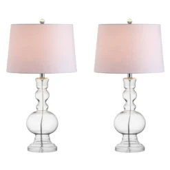 28.5" (Set Of 2) Genie Glass Table Lamps (Includes LED Light Bulb) - JONATHAN Y -Furniture store GUEST 7c3afcb8 6036 4933 8321 67f3fa17a257