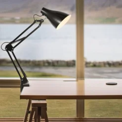 28.5" Odile Classic Industrial Adjustable Articulated Clamp-On Task Lamp (Includes LED Light Bulb) - JONATHAN Y 16 28.5" Odile Classic Industrial Adjustable Articulated Clamp-On Task Lamp (Includes LED Light Bulb) - JONATHAN Y -Furniture store GUEST 7d7af4d4 8824 440d 800e 507549aaf747