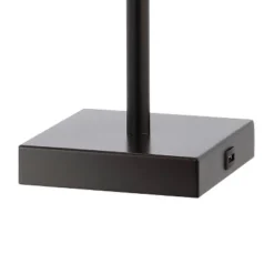 (Set Of 2) 25.5" 2-Light Austin Farmhouse Industrial Table Lamp With USB Charging Oil Rubbed Bronze (Includes LED Light Bulb) - JONATHAN Y -Furniture store GUEST 7db90910 97ce 4f3f bd9f 93ef97000156