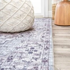 Didim Boho Gray Medallion Washable Area Rug - JONATHAN Y -Furniture store GUEST 7effaab4 989a 4eaf aa61 293ada8bcd94