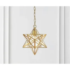 12" Stella Moravian Star Metal/Clear Glass LED Pendant - Jonathan Y 11 12" Stella Moravian Star Metal/Clear Glass LED Pendant - Jonathan Y -Furniture store GUEST 7f245a2a 7035 445c bb45 f704a5e09957