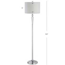 59.5" Crystal Reese Floor Lamp (Includes LED Light Bulb) Silver - JONATHAN Y 5 59.5" Crystal Reese Floor Lamp (Includes LED Light Bulb) Silver - JONATHAN Y -Furniture store GUEST 7f488a77 a70b 4bb2 a8eb 11b5ef9d8872