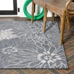Bahamas Modern All-Over Floral Indoor/Outdoor Area Rug - JONATHAN Y -Furniture store GUEST 800513a1 6989 4ed5 bac5 d6ffebb3fa33
