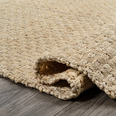 Estera Hand Woven Boucle Chunky Jute Indoor Area Rug - JONATHAN Y 7 Estera Hand Woven Boucle Chunky Jute Indoor Area Rug - JONATHAN Y - Image 7