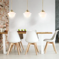 7.2" Adjustable Metal/Glass Kurtz Drop Pendant (Includes Energy Efficient Light Bulb) - JONATHAN Y -Furniture store GUEST 87781d15 4322 466d b07d 53ae37682a27