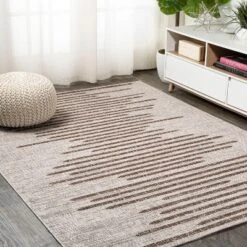 Zolak Berber Stripe Geometric Indoor/Outdoor Area Rug - JONATHAN Y -Furniture store GUEST 88b15a33 45d3 4e9b 894f 330182f7f24d