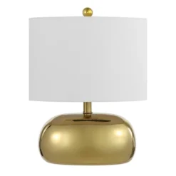 JONATHAN Y Calix 20" Mid-Century Glam Ceramic/Iron (Includes LED Light Bulb) Table Lamp Gold -Furniture store GUEST 89065735 886c 48a9 9662 eca7826370dd