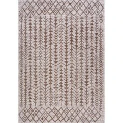 Tokay Bohemian Inspired Geometric Indoor/Outdoor Area Rug - JONATHAN Y