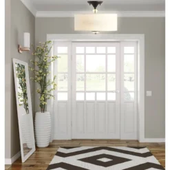 15" Metal/Crystal Marc Semi Flush Mount (Includes Energy Efficient Light Bulb) - JONATHAN Y -Furniture store GUEST 8ccdef08 a034 4407 969f 85bd47bf5c33