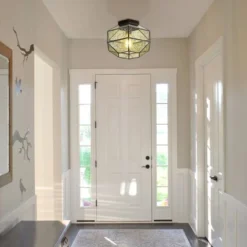 12.5" 1-Light Evelyn Vintage Farmhouse Iron/Glass LED Flush Mount Oil Rubbed Bronze - JONATHAN Y 12 12.5" 1-Light Evelyn Vintage Farmhouse Iron/Glass LED Flush Mount Oil Rubbed Bronze - JONATHAN Y -Furniture store GUEST 8f11c10c e771 4f07 8997 7ea94fc2ca7f