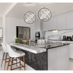 16.5" Adjustable Orbit Pendant (Includes Energy Efficient Light Bulb) Black - JONATHAN Y 7 16.5" Adjustable Orbit Pendant (Includes Energy Efficient Light Bulb) Black - JONATHAN Y -Furniture store GUEST 91ad6306 5bf1 4b41 85f5 fdbd0c79be44