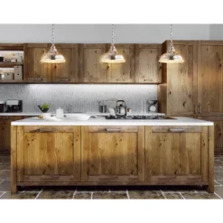 9.75" LED Glass/Metal Adjustable Pendant Chrome - Jonathan Y