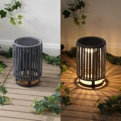 JONATHAN Y Sawara Modern Minimalist Faux Rattan Integrated Indoor/Outdoor LED Solar Powered Lantern 10 JONATHAN Y Sawara Modern Minimalist Faux Rattan Integrated Indoor/Outdoor LED Solar Powered Lantern -Furniture store GUEST 92f6cc31 2374 4336 9dfc 75f9a1dc7ab6