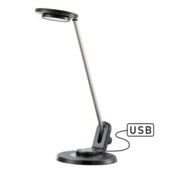 LED Milton/Dixon Aluminum Contemporary Minimalist Task Lamp - JONATHAN Y -Furniture store GUEST 9347e890 a1f0 425f afda 844163fcf913
