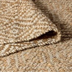 Hira Hand Woven Diamond Chunky Jute Area Rug - JONATHAN Y -Furniture store GUEST 961232fe 9039 498c 802a 34bab6f3f131