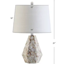 21" (Set Of 2) Isabella Seashell Table Lamp (Includes LED Light Bulb) Natural - JONATHAN Y -Furniture store GUEST 974d8511 ca0d 4b5d b85d 0214652c4d7e