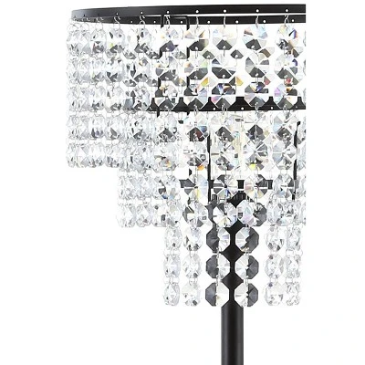 JONATHAN Y Juliette Crystal/Metal Floor Lamp 4 JONATHAN Y Juliette Crystal/Metal Floor Lamp - Image 4