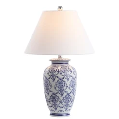 JONATHAN Y Juliana Chinoiserie Ceramic LED Table Lamp