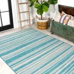 Castara Wavy Stripe Modern Indoor/Outdoor Area Rug - JONATHAN Y -Furniture store GUEST 9d8b3cac 75ff 4c1f bed7 23d70fa0f5da