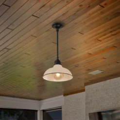 JONATHAN Y Jasper Farmhouse Industrial Indoor/Outdoor Iron LED Pendant -Furniture store GUEST 9db2ddfb 2394 4e71 b29e f7d7dba3a8f6