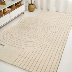 JONATHAN Y Retro Bohemian Abstract Striped Handwoven Wool Indoor Area Rug 15 JONATHAN Y Retro Bohemian Abstract Striped Handwoven Wool Indoor Area Rug -Furniture store GUEST 9e6ef962 20fe 4594 a561 4c70524aa892