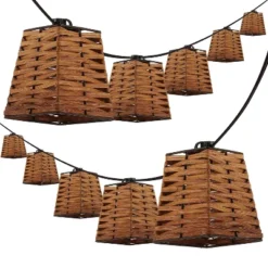 JONATHAN Y Quinn 10' 10-Light Incandescent G40 SQ Bamboo Shaded String Lights: UL Listed, Indoor/Outdoor Use 11 JONATHAN Y Quinn 10' 10-Light Incandescent G40 SQ Bamboo Shaded String Lights: UL Listed, Indoor/Outdoor Use -Furniture store GUEST a0f2615f 9fed 43a5 b125 6bb0f8cee46c