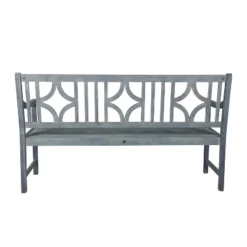 Sloane 3-Seat Ogee Diamond-Back Acacia Wood Outdoor Garden Patio Bench - JONATHAN Y -Furniture store GUEST a11ef34e 37c4 42fe b0e1 9c5f43fc0860
