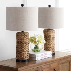 JONATHAN Y Elicia 1-Light Coastal Seagrass LED Table Lamp -Furniture store GUEST a14c939d 2f3c 4450 b3f5 55c03eaaff98