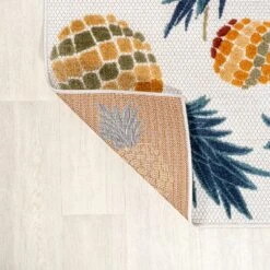 Ananas Bold Pineapple High-Low Indoor/Outdoor Area Rug - JONATHAN Y -Furniture store GUEST a159c19f 92ec 4e02 b00c 033398cb7bb4