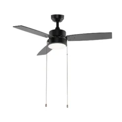JONATHAN Y Blair 42" 1-Light 3-Speed Iron Adjustable Integrated LED Ceiling Fan With Pull Chains: Plywood Blades, Reversible Motor -Furniture store GUEST a21b49bc af4b 4a22 b1d7 f75bea2fce23