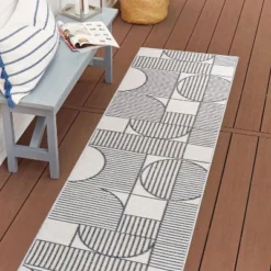 JONATHAN Y Arielle Mid-Century Modern Geometric Lines Reversible Machine-Washable Indoor/Outdoor Area Rug 13 JONATHAN Y Arielle Mid-Century Modern Geometric Lines Reversible Machine-Washable Indoor/Outdoor Area Rug -Furniture store GUEST a27639c3 666a 430d 84d5 fee3a706b6c7