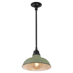 JONATHAN Y Jasper Farmhouse Industrial Indoor/Outdoor Iron LED Pendant -Furniture store GUEST a580a6bc 7157 488f 8ab1 04dbc0596fd7