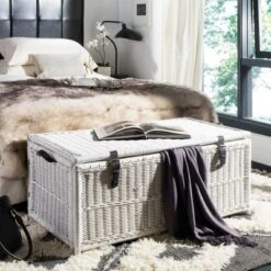 Happimess Caden Wicker Storage Trunk -Furniture store GUEST a797003f a1ab 4fb3 b7d0 12543e8b1b85