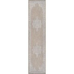 JONATHAN Y Arden Vintage Casual Medallion Indoor/Outdoor Area Rug