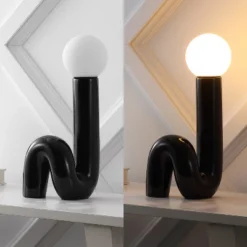 JONATHAN Y Katya Scandinavian Minimalist Ceramic Spiral Tube LED Table Lamp -Furniture store GUEST a89cc3fb 30b4 4be1 a123 2cc51fa58f26