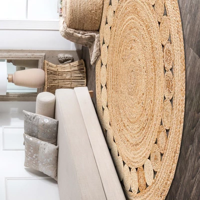 Dahlia Round Area Rug - JONATHAN Y 4 Dahlia Round Area Rug - JONATHAN Y - Image 4