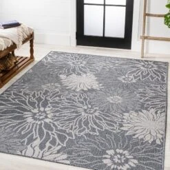 Bahamas Modern All-Over Floral Indoor/Outdoor Area Rug - JONATHAN Y -Furniture store GUEST aad831b3 8da0 4d7c 9a96 a6cf4c3fed5e
