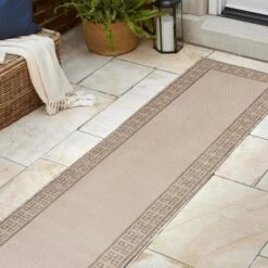 JONATHAN Y Athena Classic Geometric Border Indoor/Outdoor Area Rug -Furniture store GUEST ab4093fb 615d 4af1 a169 363b330966f9