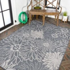 Bahamas Modern All-Over Floral Indoor/Outdoor Area Rug - JONATHAN Y -Furniture store GUEST ac332b7f de84 4375 a282 de48986221b2