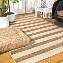 Aveiro Wide Stripe Indoor/Outdoor Area Rug - JONATHAN Y 14 Aveiro Wide Stripe Indoor/Outdoor Area Rug - JONATHAN Y -Furniture store GUEST af8f3d82 7295 4902 b6a9 345f30355566